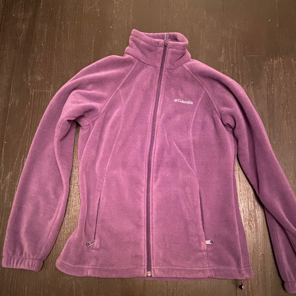 Purple Columbia Fleece Small